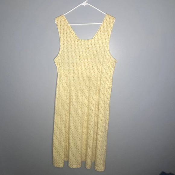 LL Bean Jumper Style Print Dress Size 18P 100% cotton - Picture 2 of 5